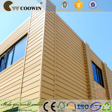 Exterior Use Wood Composite Wall Cladding / WPC Wall Panel